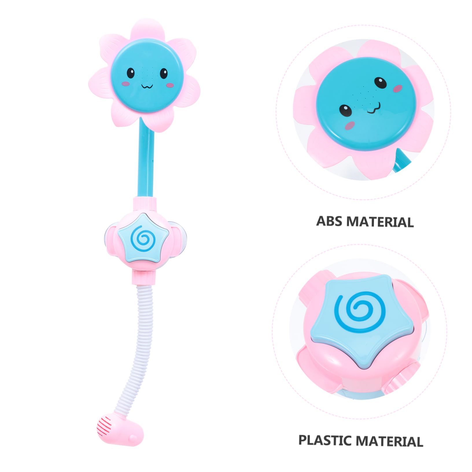 VICASKY 2 Pack Sunflower Bath Toys for Kids - Fun Cartoon Shower Play Set, Durable Plastic Water Toys for Toddlers (Blue) - Perfect for Bathtime Fun, Sensory Play & Early Learning