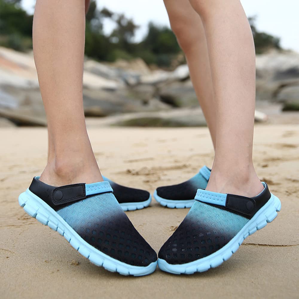 Axcone Unisex Garden Clogs - Breathable Mesh Summer Slippers for Men & Women - Lightweight Non-Slip Outdoor Beach Sandals - Perfect for Gardening, Poolside, and Beach Vacations