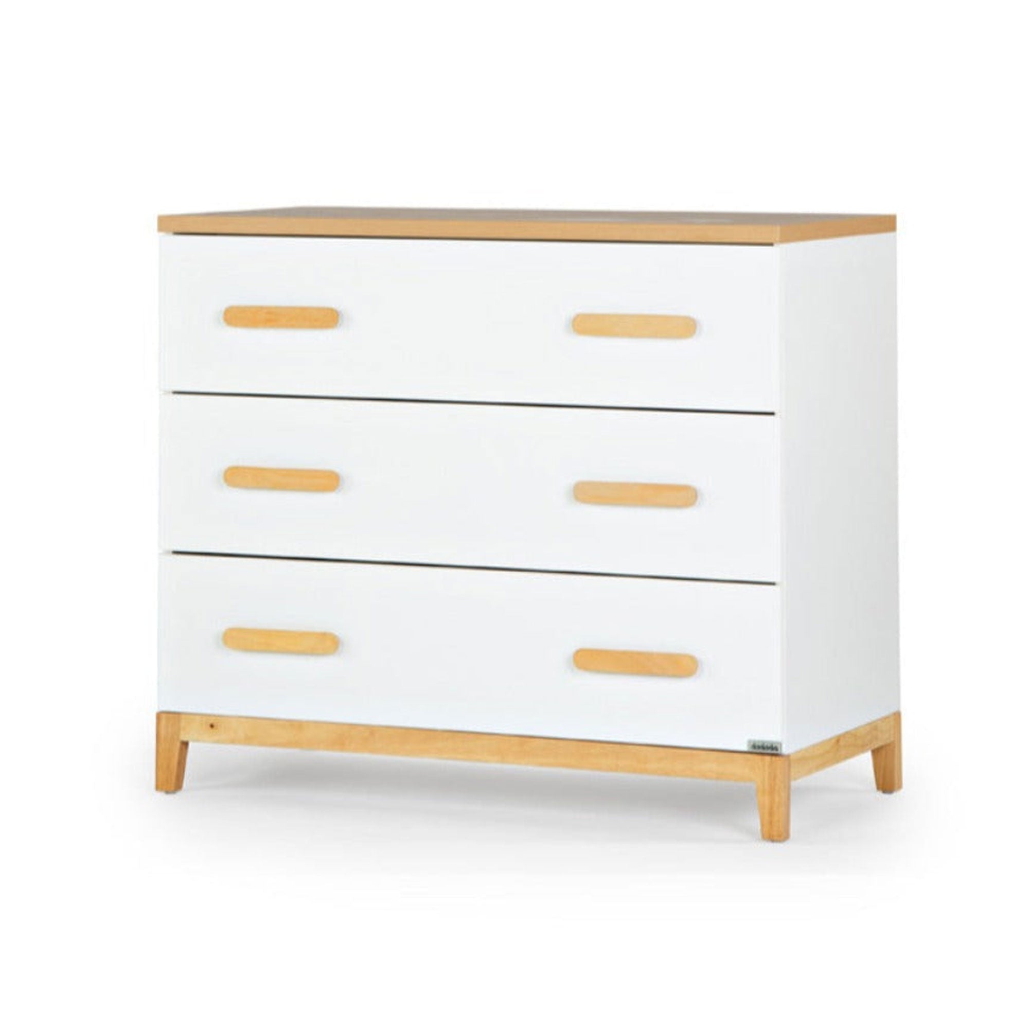 Lala Little 3 Drawer Dresser - Compact Wooden Chest for Nursery, Bedroom & Closet Organization | Perfect for Baby Clothes, Toys & Storage Needs