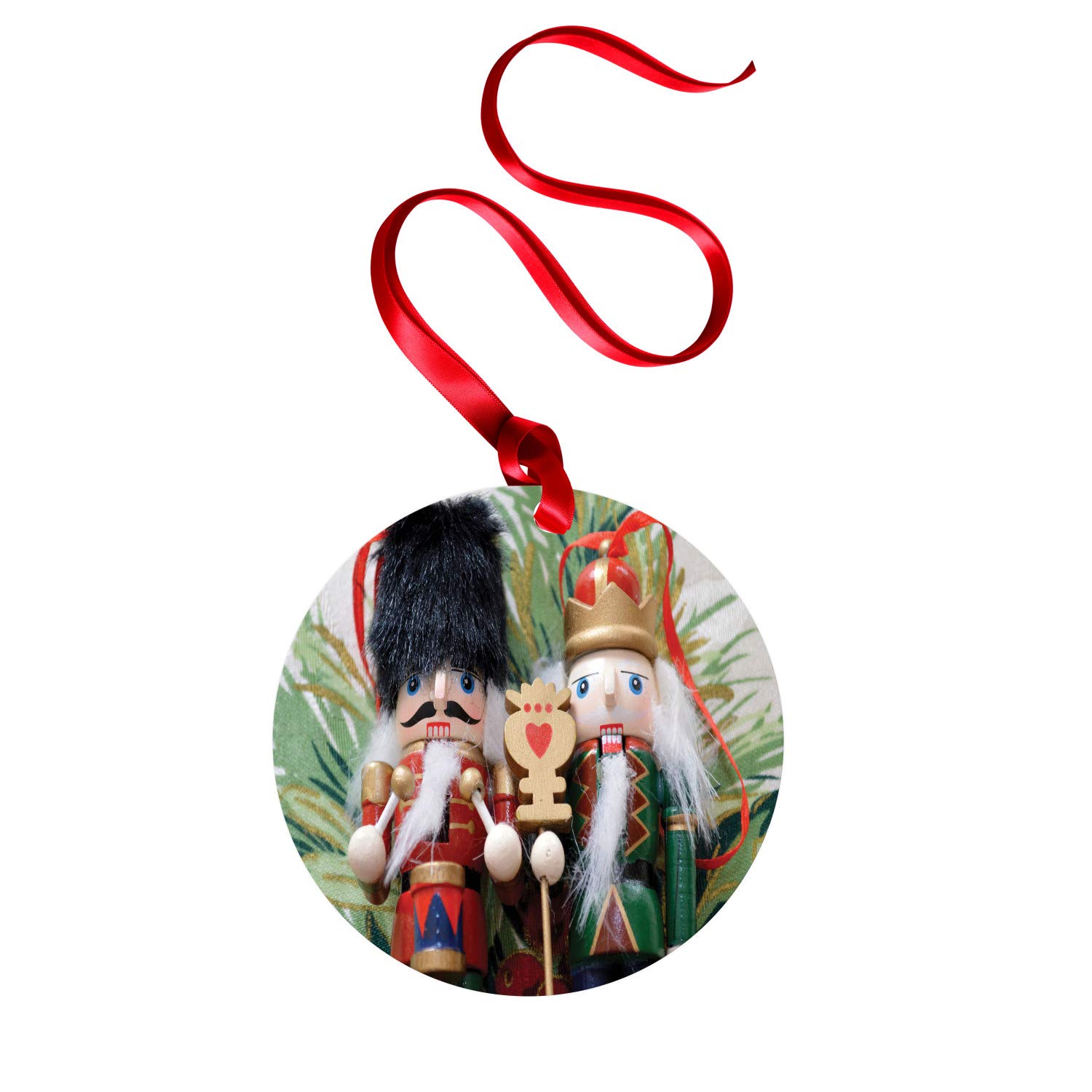 Christmas Nutcracker Flat Ornament - 3.9