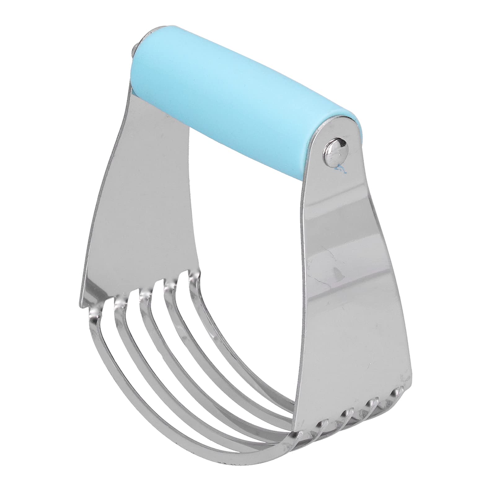 Premium Stainless Steel Pastry Blender & Dough Cutter - Heavy Duty Butter Mixer for Baking, Pie Crusts, Cookies & Pastry Dough (Blue) - Perfect for Home Bakers & Professional Kitchens