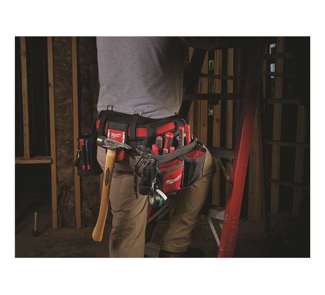 Milwaukee 48-22-8110 Electrician's Tool Belt - Durable Work Belt for Electricians & Contractors - Perfect for Wiring, Electrical Repairs & Construction Projects