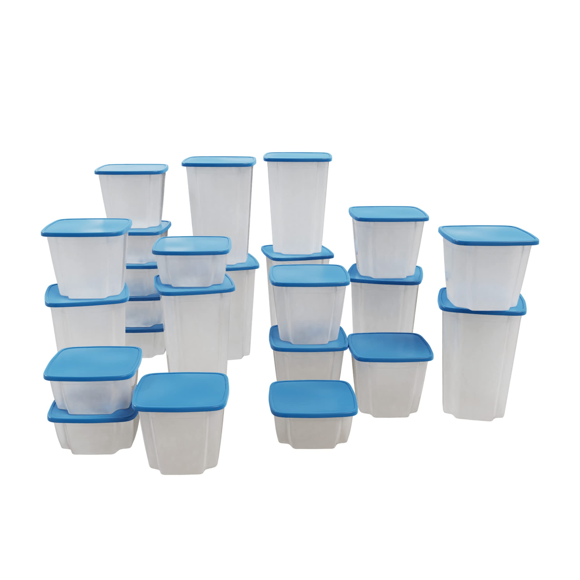 Chef Buddy 360° Rotating Kitchen Carousel Organizer - Airtight Food Storage Containers & Plastic Bins with Lids for Pantry, Spice Rack, and Countertop Organization