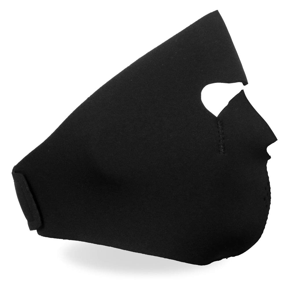 Hot Leathers Neoprene Face Mask - Black - Comfortable & Breathable for Outdoor Activities, Sports & Daily Protection