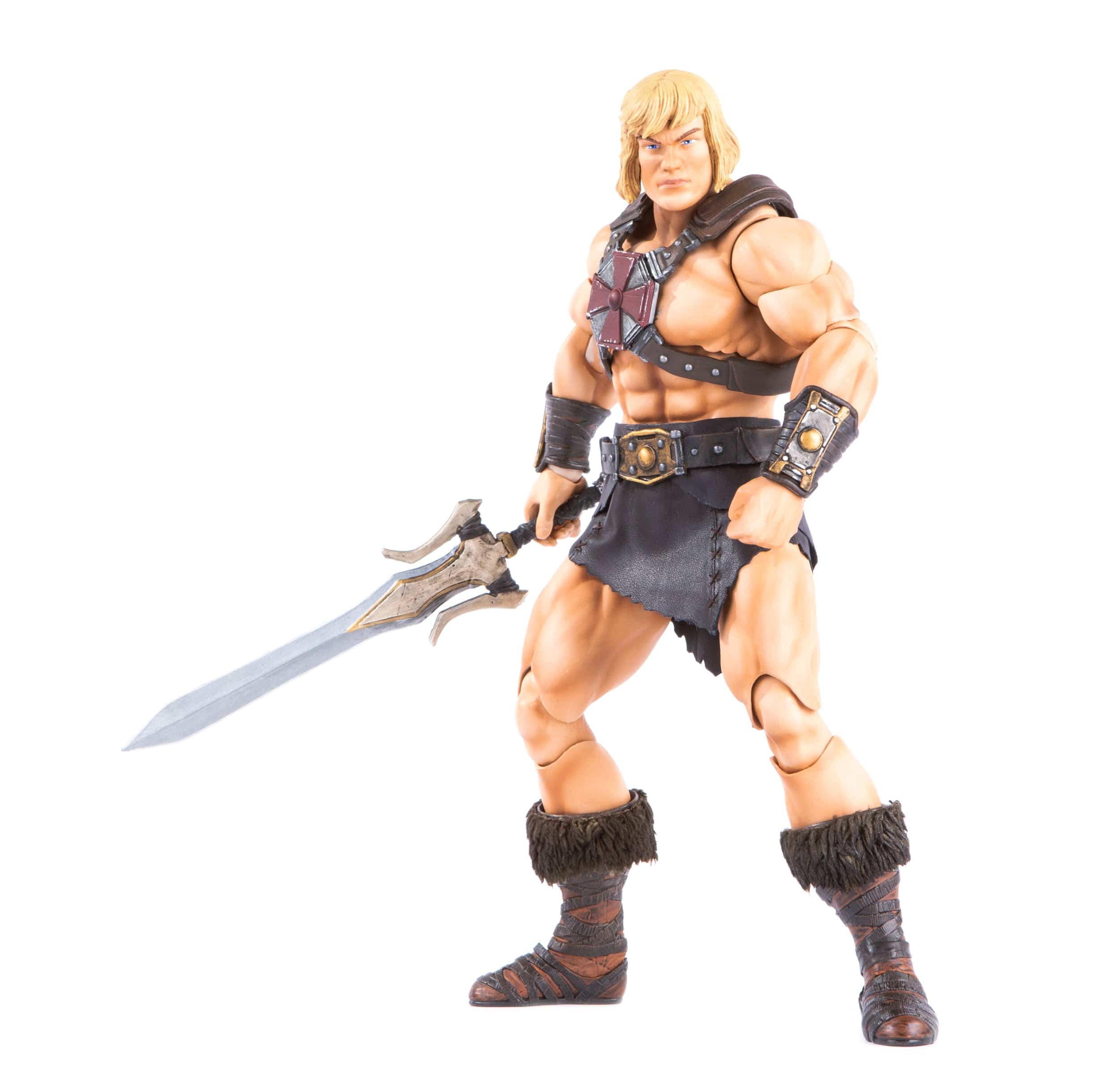 He-Man 1/6 Scale Action Figure Collectible - Masters of the Universe Classic Hero Toy for Display & Play - Perfect for Collectors, Fans, and Home Decor