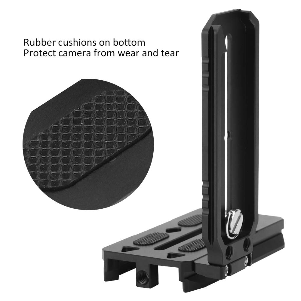 Luqeeg Vertical Shooting Camera Plate - Compatible with Zhiyun Weebill & Weebill S Stabilizers for DSLR & Mirrorless Cameras - Perfect for Vlogging, Live Streaming & Portrait Photography