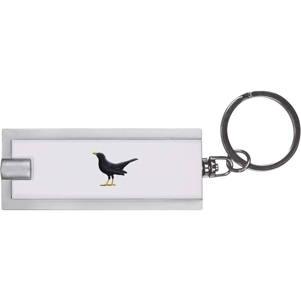 Azeeda 'Blackbird' Keychain LED Flashlight - Compact, Bright Light for Keys, Emergency Use, Outdoor Adventures (KT00025487) - Perfect for Camping, Hiking, Nighttime Safety & Everyday Carry