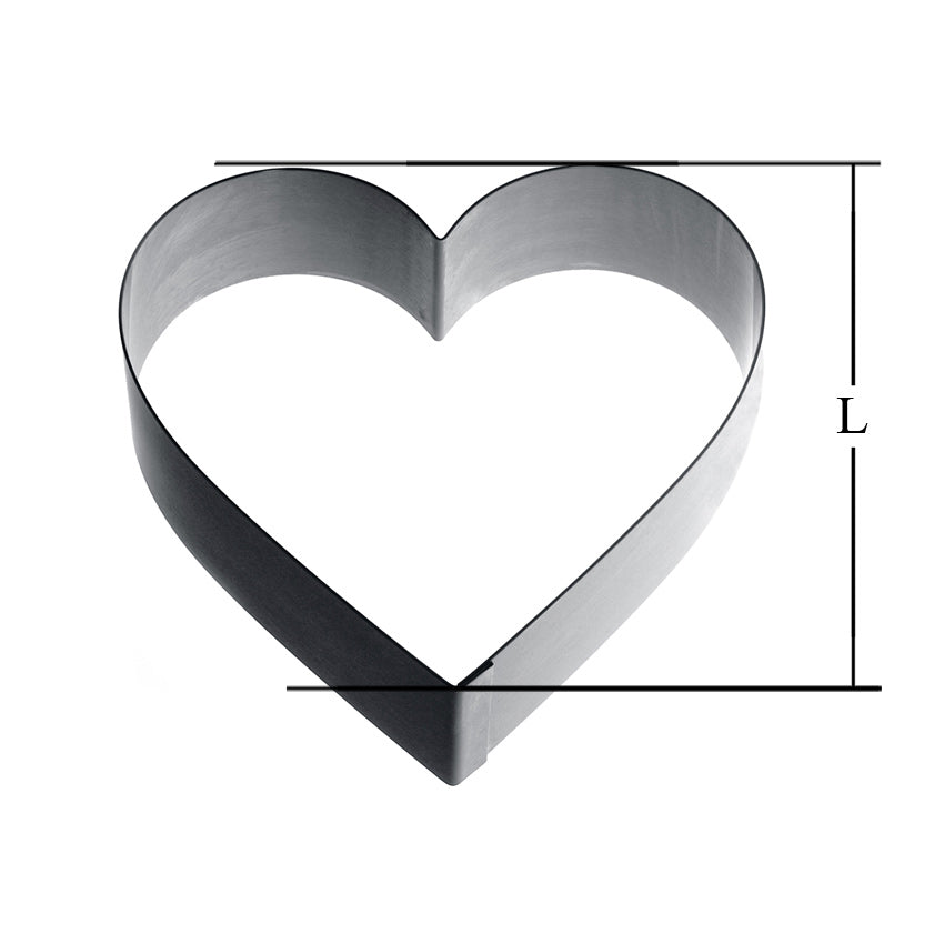 2 3/8 Inch (60mm) High Heart Silicone Molds for Mousses, Entremets, Chocolate & Desserts - Perfect for Valentine's Day, Wedding Cakes & Pastry Decorations