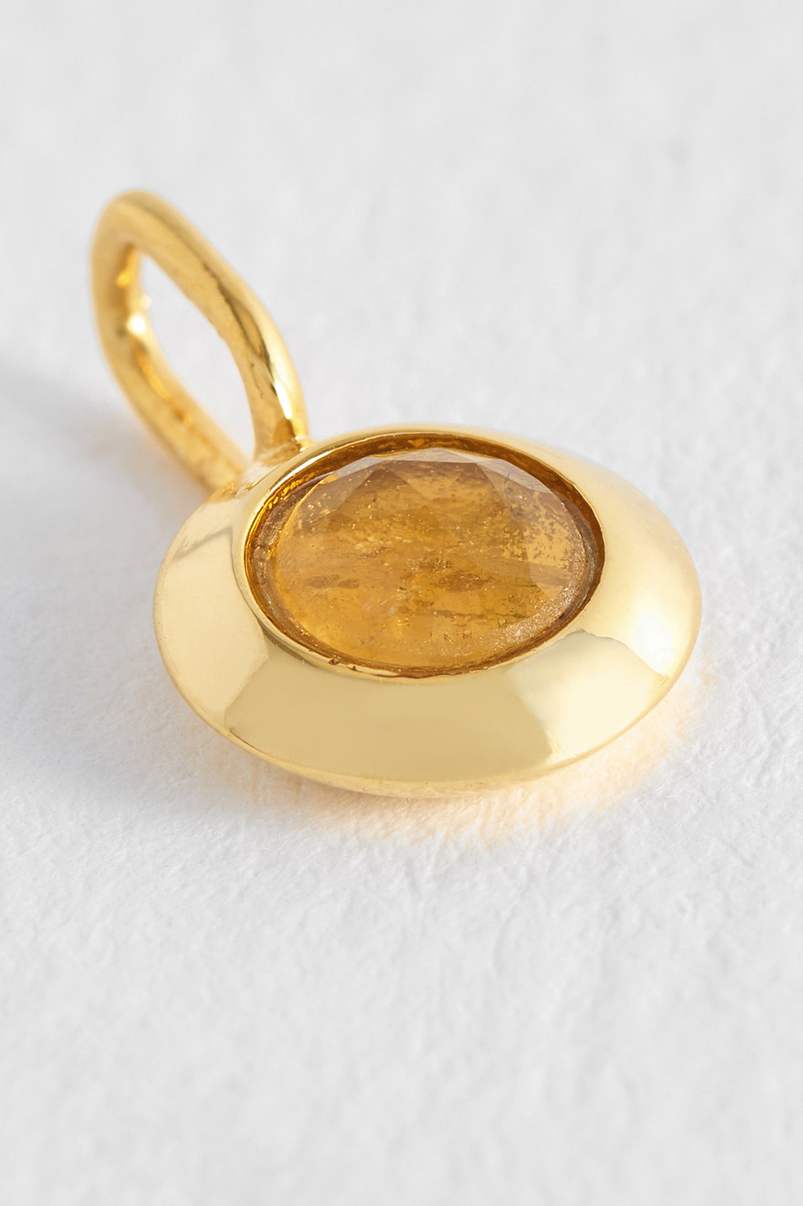 November Birthstone Charm - Genuine Citrine Jewelry for Birthday Gifts & Special Occasions | Perfect for Necklaces, Bracelets & Keepsakes