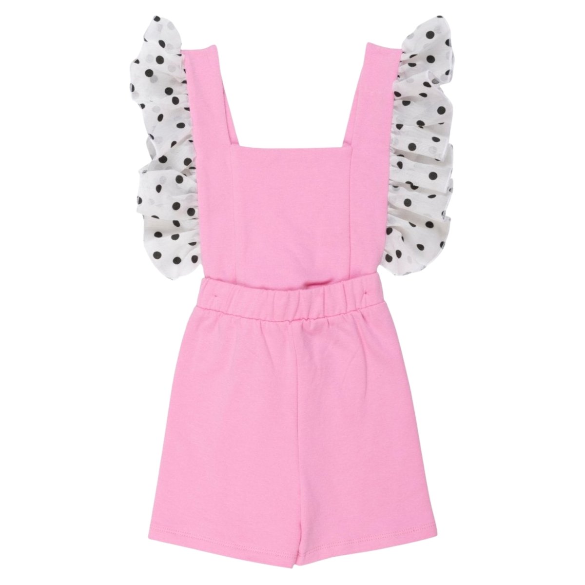 Polka Dot Frill Romper with Removable Straps - Stylish Summer Jumpsuit for Women, Beach Outfits, and Casual Wear