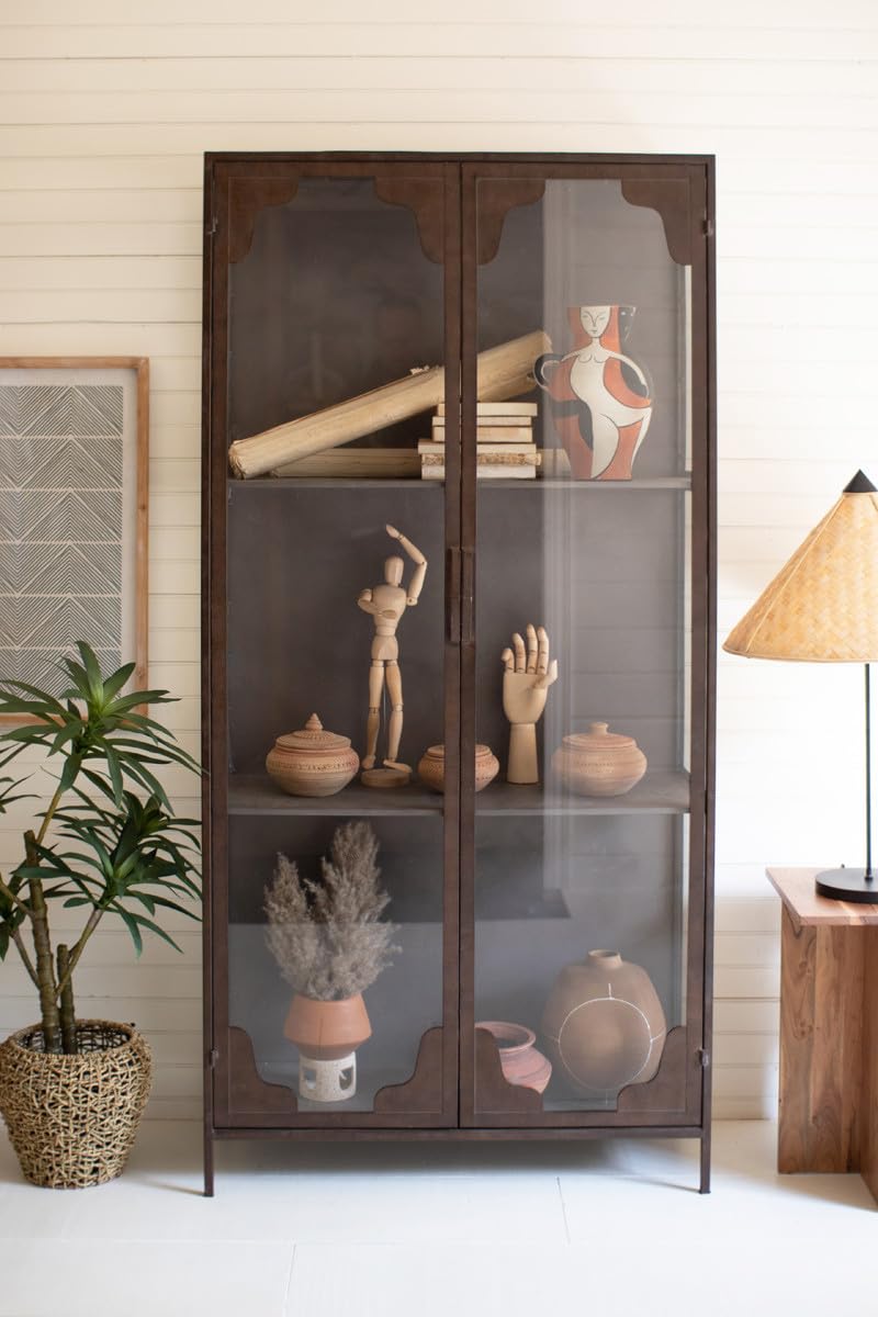 Modern Glass & Metal Display Cabinet 71