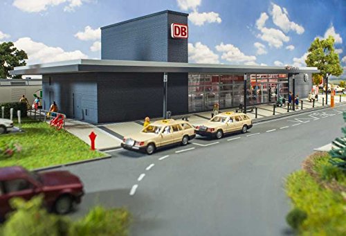 Faller 110130 Horrem Station HO Scale Model Train Building Kit - Perfect for Model Railroad Scenery & Diorama Displays