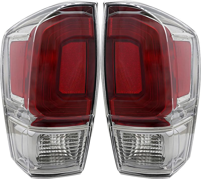 Toyota Tacoma Limited LED Tail Lights Set - Driver & Passenger Side - Compatible with 2016-2020 Models | Durable Replacement for Enhanced Visibility & Style | Perfect for Off-Roading, Night Driving & Custom Truck Upgrades