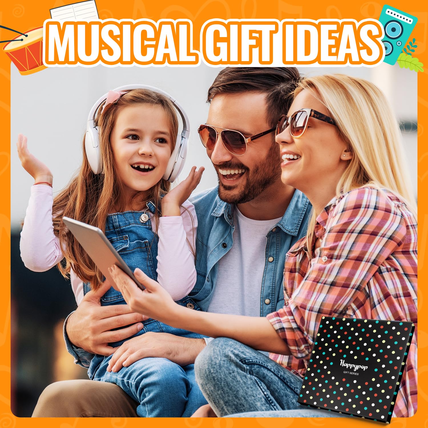 HappyPop K-Pop Music Socks for Women - Cute Anime Singing & Gaming Gifts for Girls - Perfect for Concerts, Cosplay & Gamer Fashion