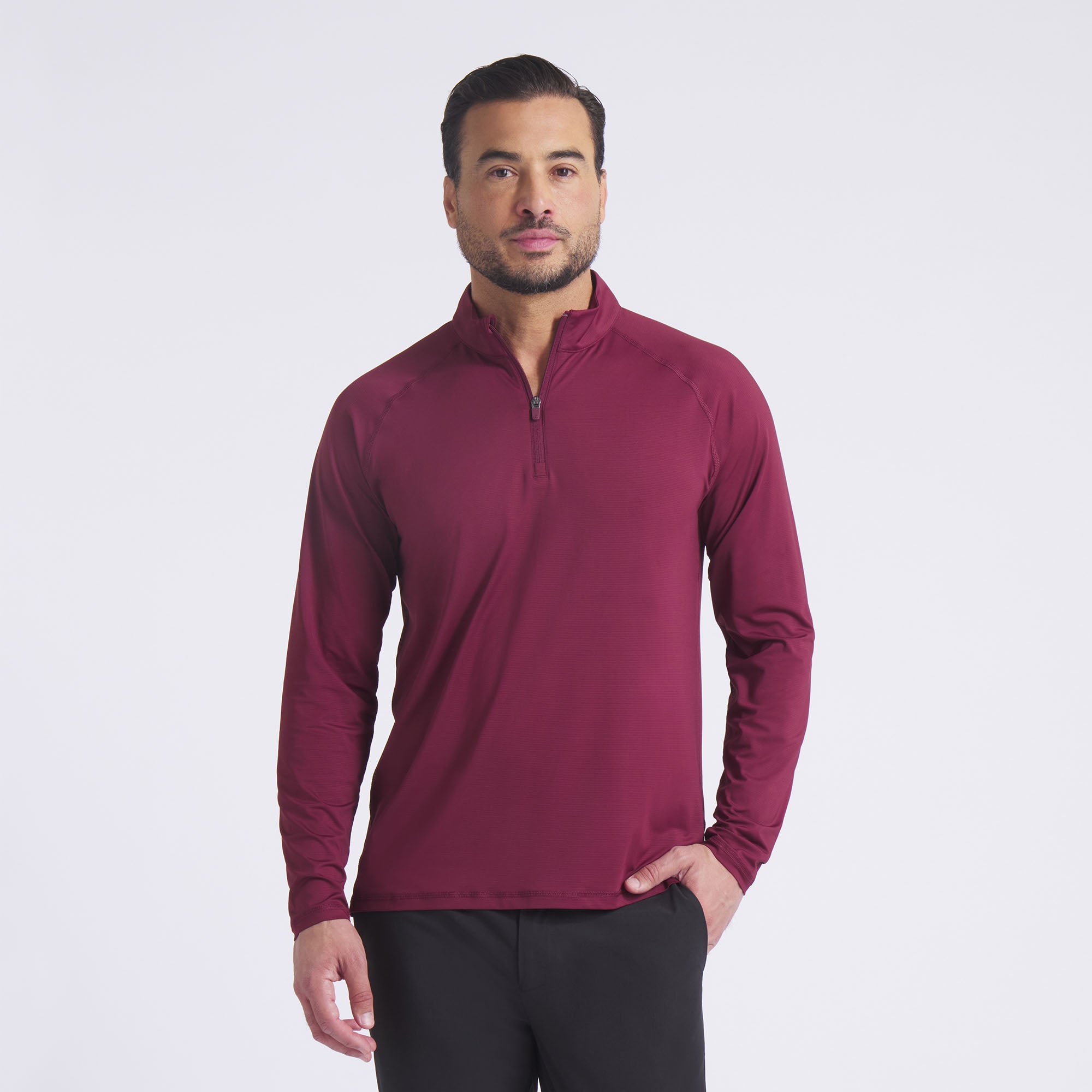 YouV Brrr Golf 1/4 Zip Pullover - Lightweight Performance Quarter-Zip Golf Shirt for Men - Perfect for Golfing, Running & Outdoor Activities