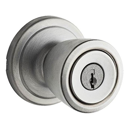 Kwikset 750A-26DGC SmartKey Abbey Vestibule Door Lock - Satin Chrome Finish with New Chassis - Secure Entry for Homes, Offices & Apartments