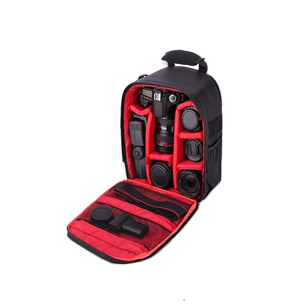 Waterproof SLR/DSLR Camera Backpack - Professional Shoulder Bag for Canon Nikon Sony DSLR Cameras & Lenses - Durable Travel Case for Photographers - Perfect for Outdoor Shooting, Travel & Hiking Adventures