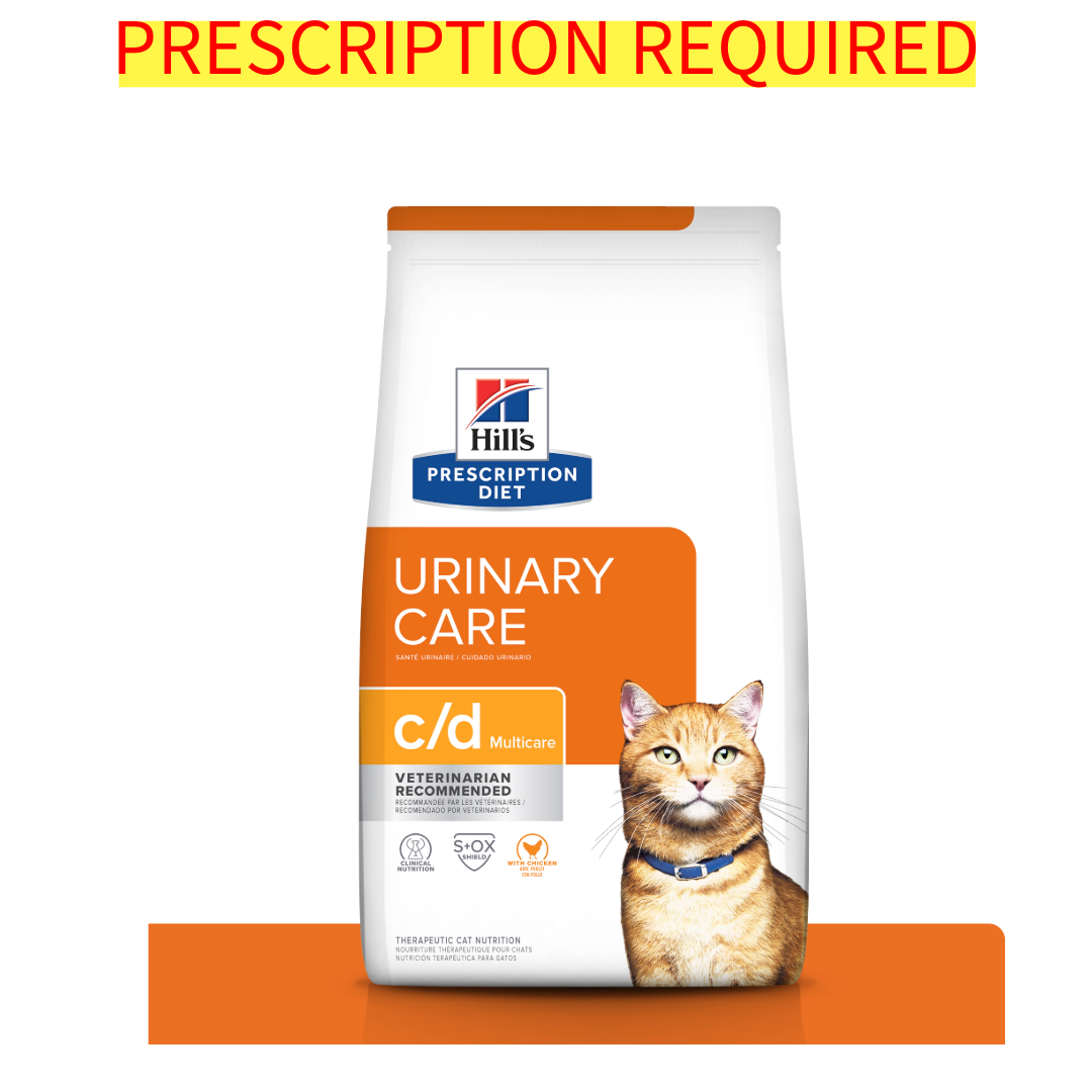 Hill's Science Diet Feline C/D Multicare Urinary Care Dry Cat Food - Supports Urinary Health & Reduces pH - Ideal for Indoor Cats with Urinary Issues