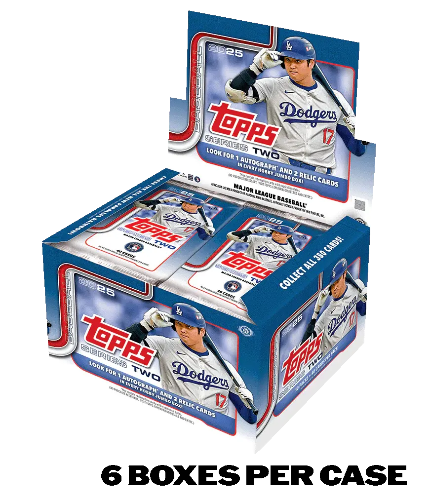 2025 Topps Series 2 Baseball Jumbo Hobby Box - 24 Packs with Exclusive Cards | Collectible Trading Cards for Baseball Fans | Perfect for Collectors, Investors & Fantasy Sports Enthusiasts