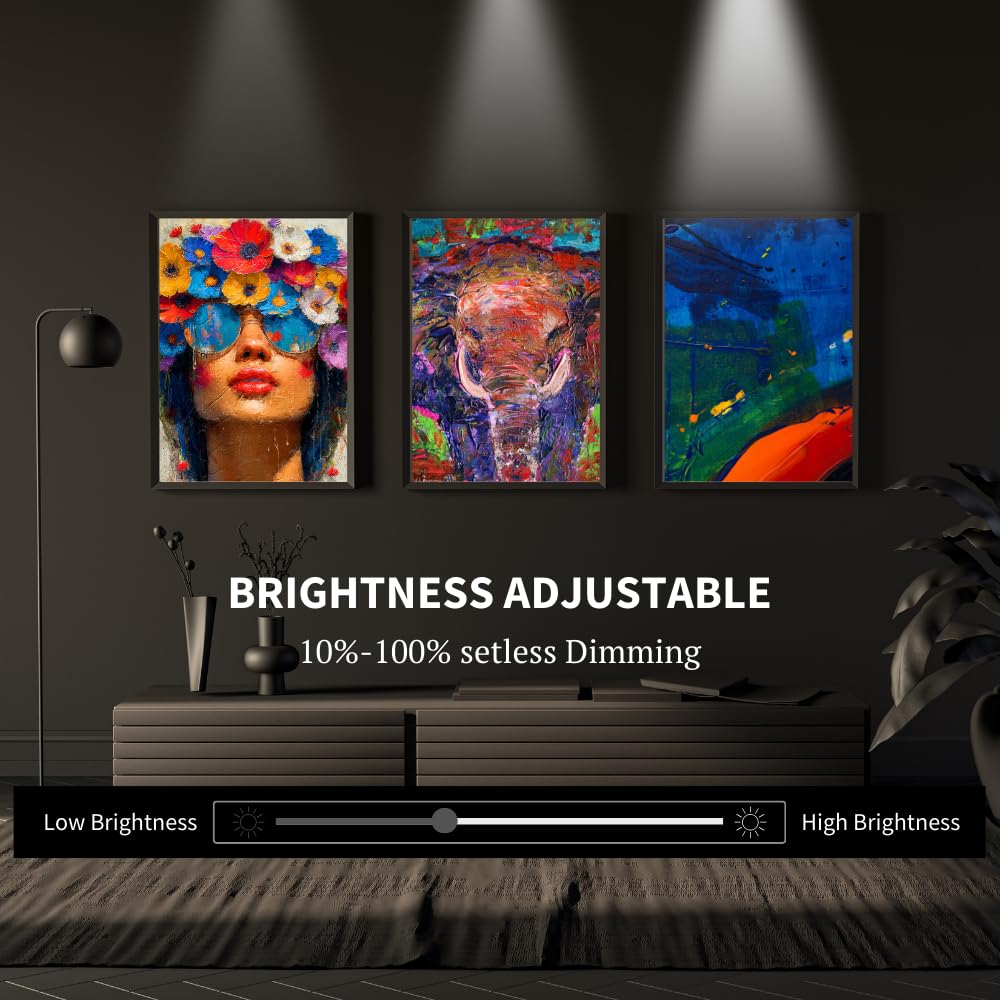Method Lights ML-Direct Plus Screw-in LED Picture Light - Dimmable Art Lighting for Home Improvement, Gallery & Studio Decor | Perfect for Displaying Paintings, Photos & Wall Art