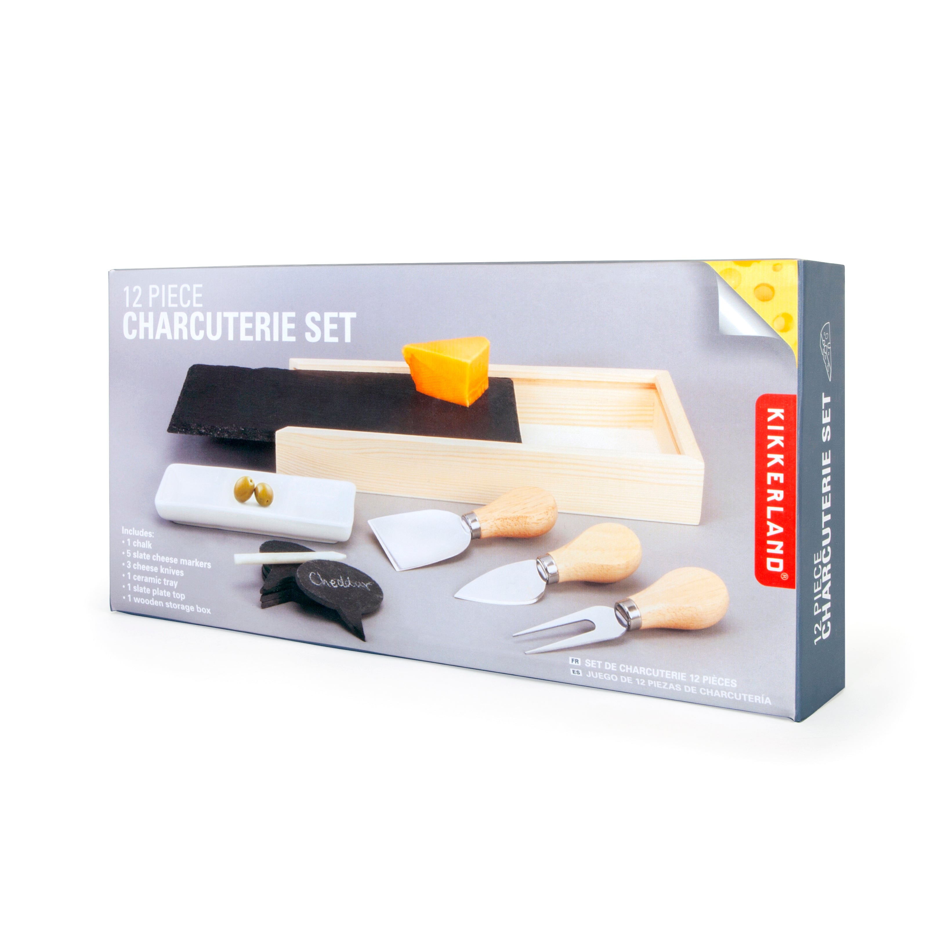 Premium 12-Piece Charcuterie Board Set with Cheese Knives - Perfect for Entertaining, Wine Pairings & Charcuterie Platters