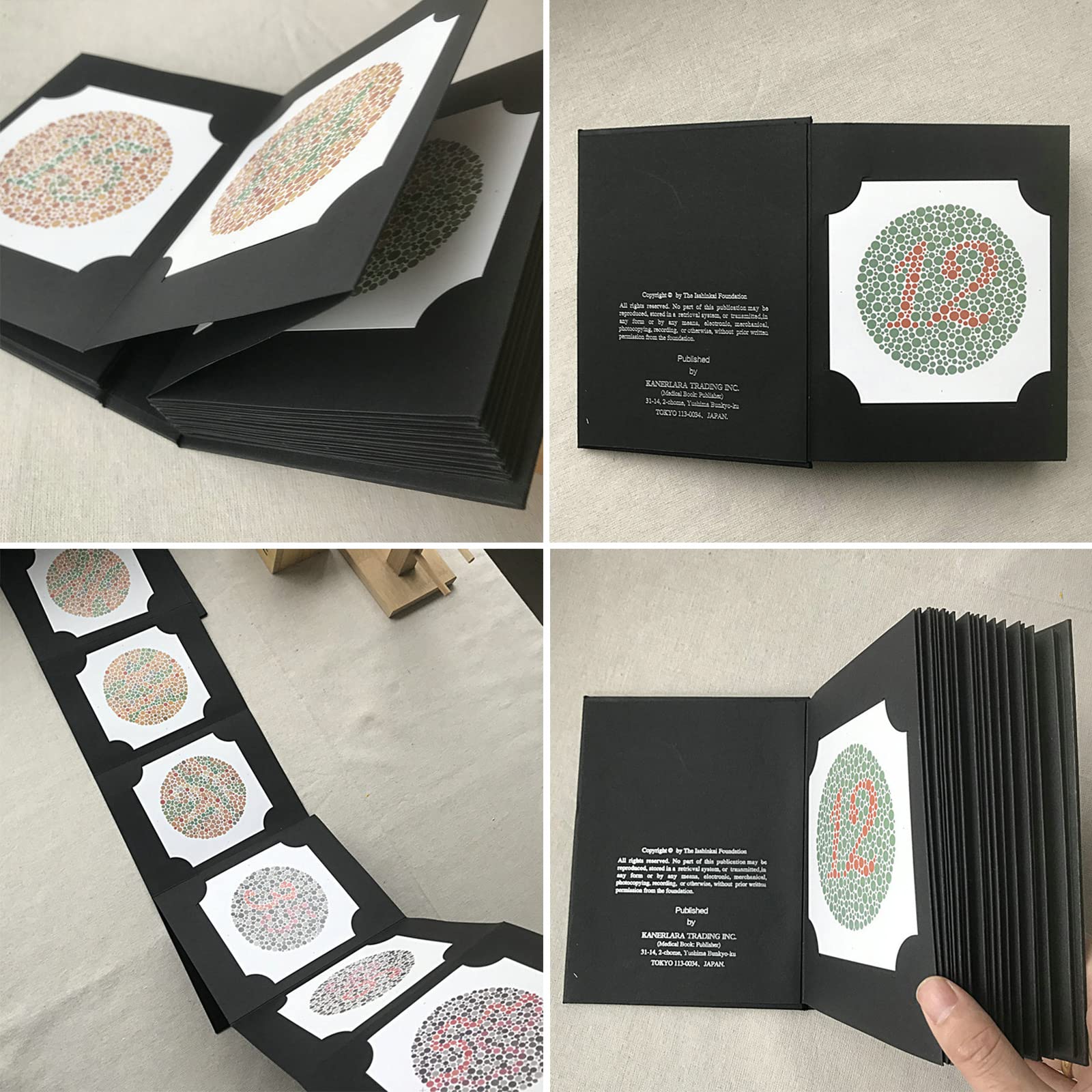 38 Plates Ishihara Color Blindness Test Book - Ophthalmic Optometry & Color Deficiency Test for Drivers & Schools | Perfect for Vision Screening & Eye Exams
