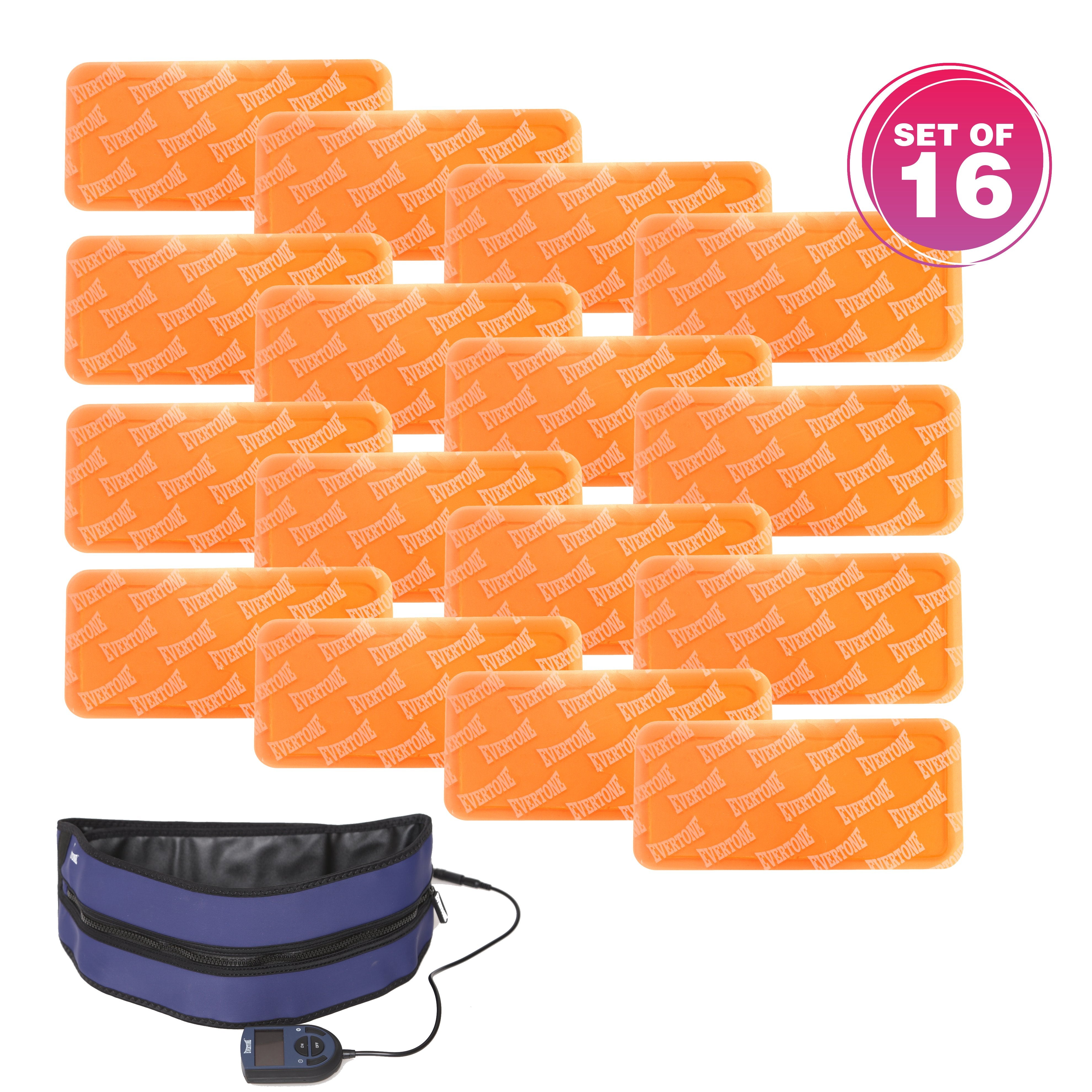 EVERTONE ZIP AND TONE GEL PADS - Muscle Recovery & Pain Relief Therapy for Athletes - Post-Workout Recovery, Sports Injury Relief, and Muscle Relaxation