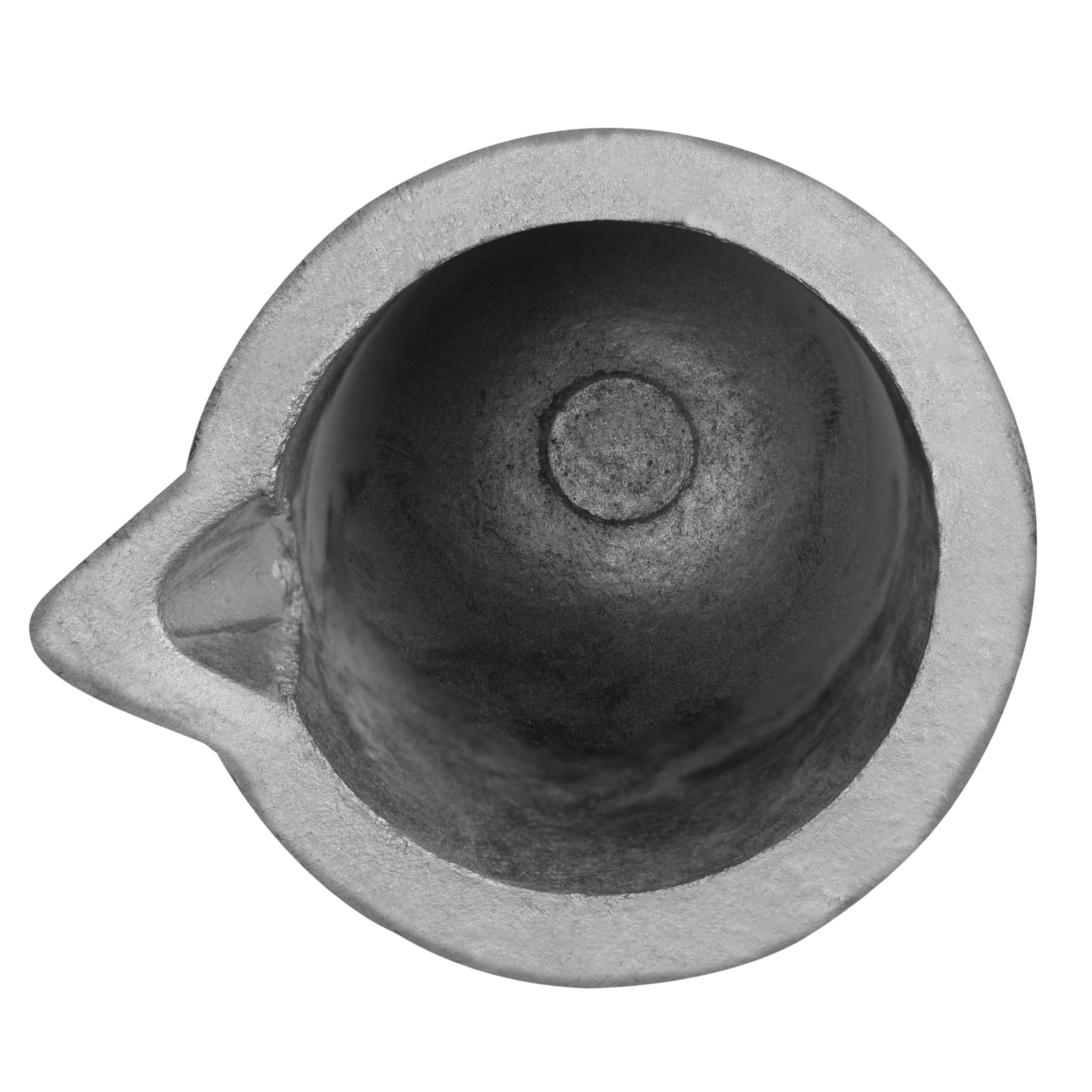 6kg Clay Graphite Crucible with Pour Spout - High Temperature Metal Melting Pot for Gold, Silver, Copper, Brass & Aluminum Casting - Ideal for Jewelry Making, Metal Refining & DIY Foundry Projects