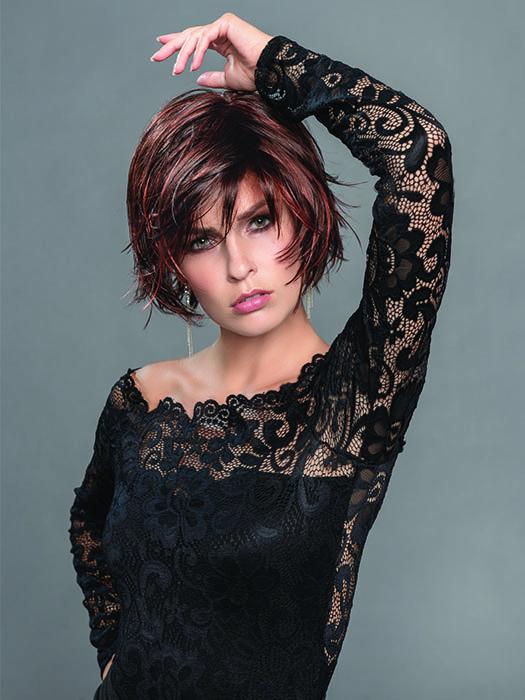 Echo Synthetic Lace Front Wig with Mono Part - Natural Looking Human Hair Wigs for Women - Perfect for Daily Wear, Cosplay & Special Occasions