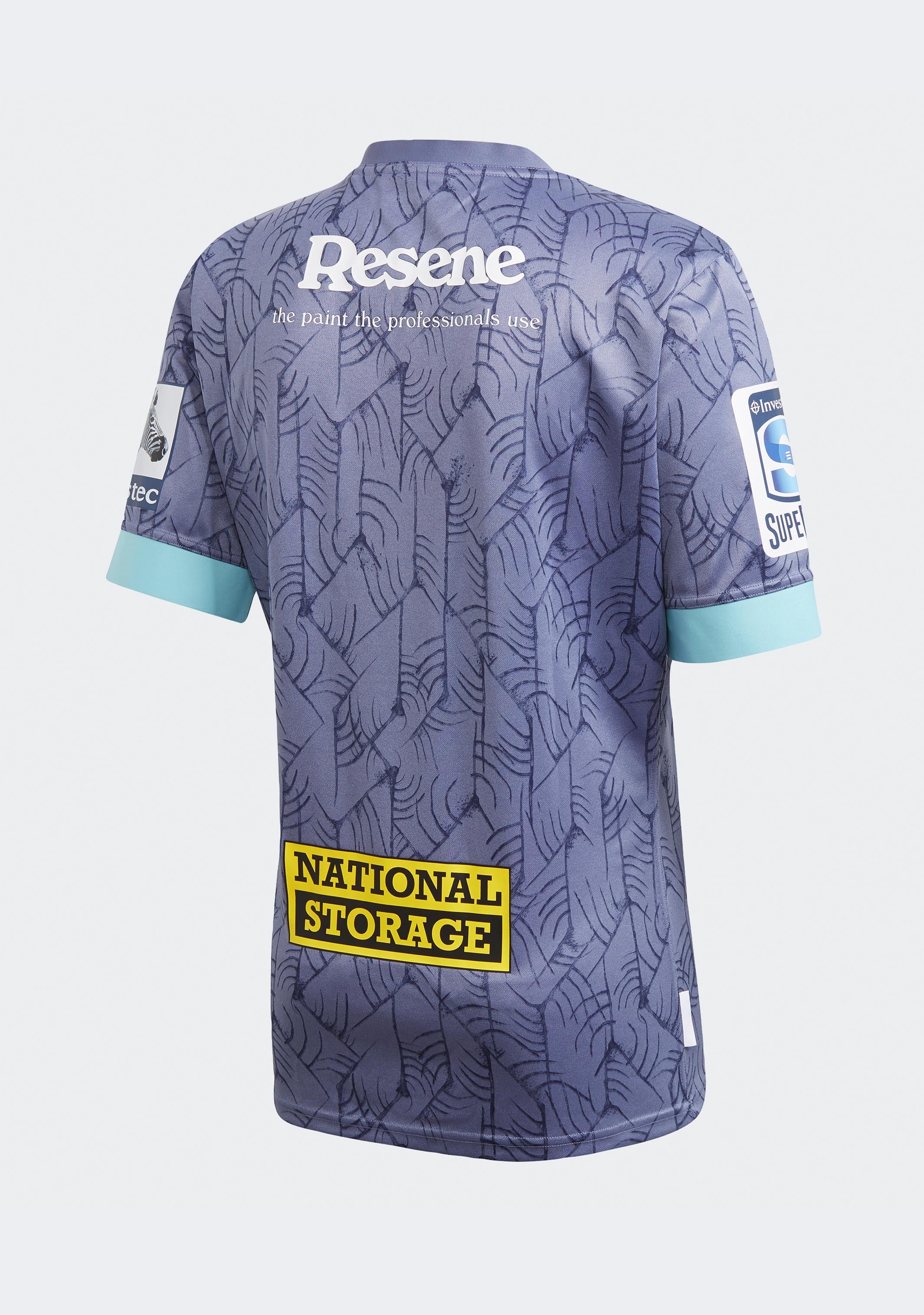Adidas Men's Hurricanes Super Rugby Primeblue Away Jersey - Breathable Performance Jersey for Rugby Fans & Athletes - Perfect for Matches, Training & Sports Events