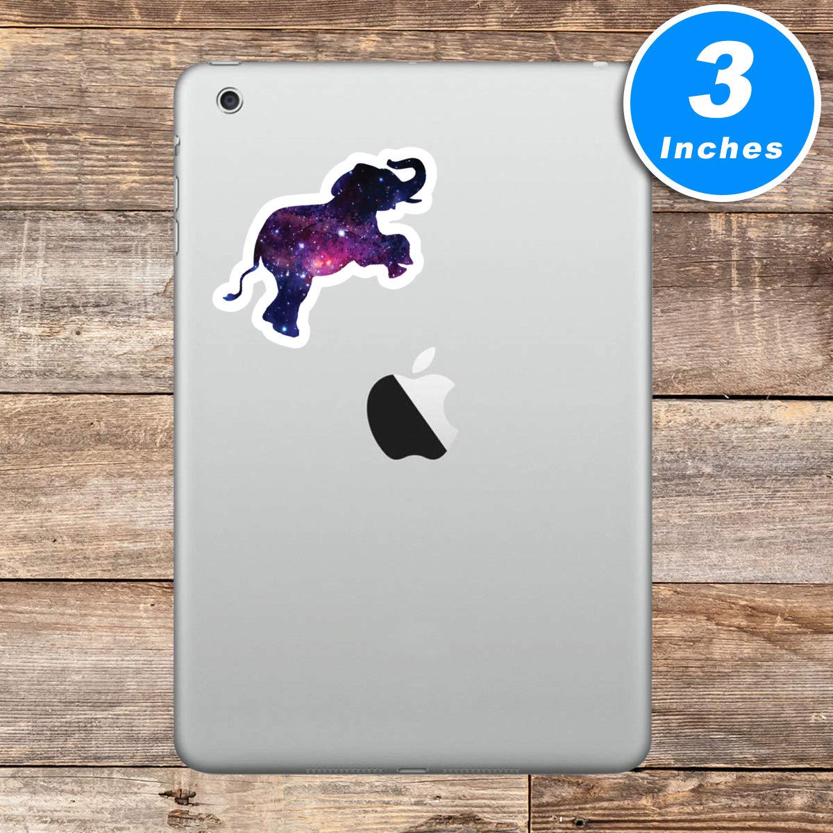 Elephant Jumping Stickers - Galaxy Space Theme - 3 Pack (2.5