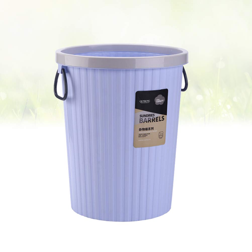 1pc Purple Steel Wool Trash Bin - Unscented Kitchen & Office Waste Basket for Garbage, Paper, Gelatin Art - Simple & Durable for Home, Office, or Studio Use