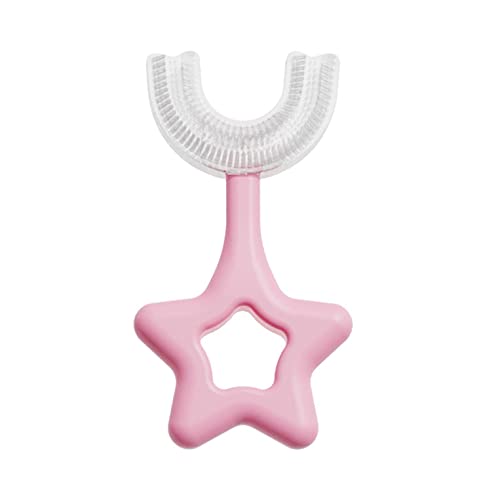 Soft Silicone U-Shaped Kids Toothbrush for Toddlers (2-13 Years) - Gentle 360° Teeth Cleaning for Daily Oral Care