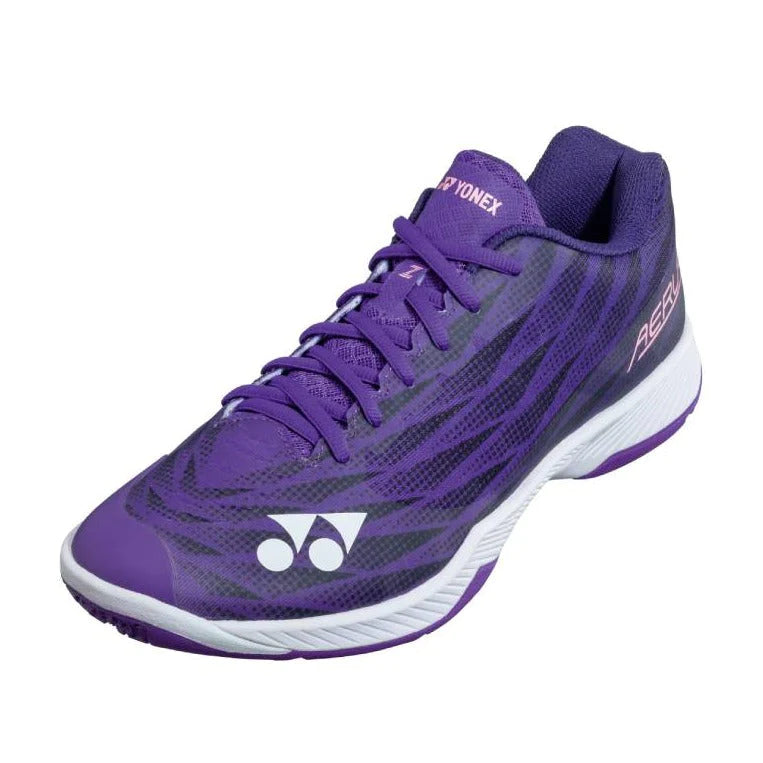 Yonex Aerus Z2 Women's Badminton Shoes - Lightweight & Breathable Court Shoes for Badminton & Indoor Sports (Grape Purple) - Perfect for Competitive Play & Training