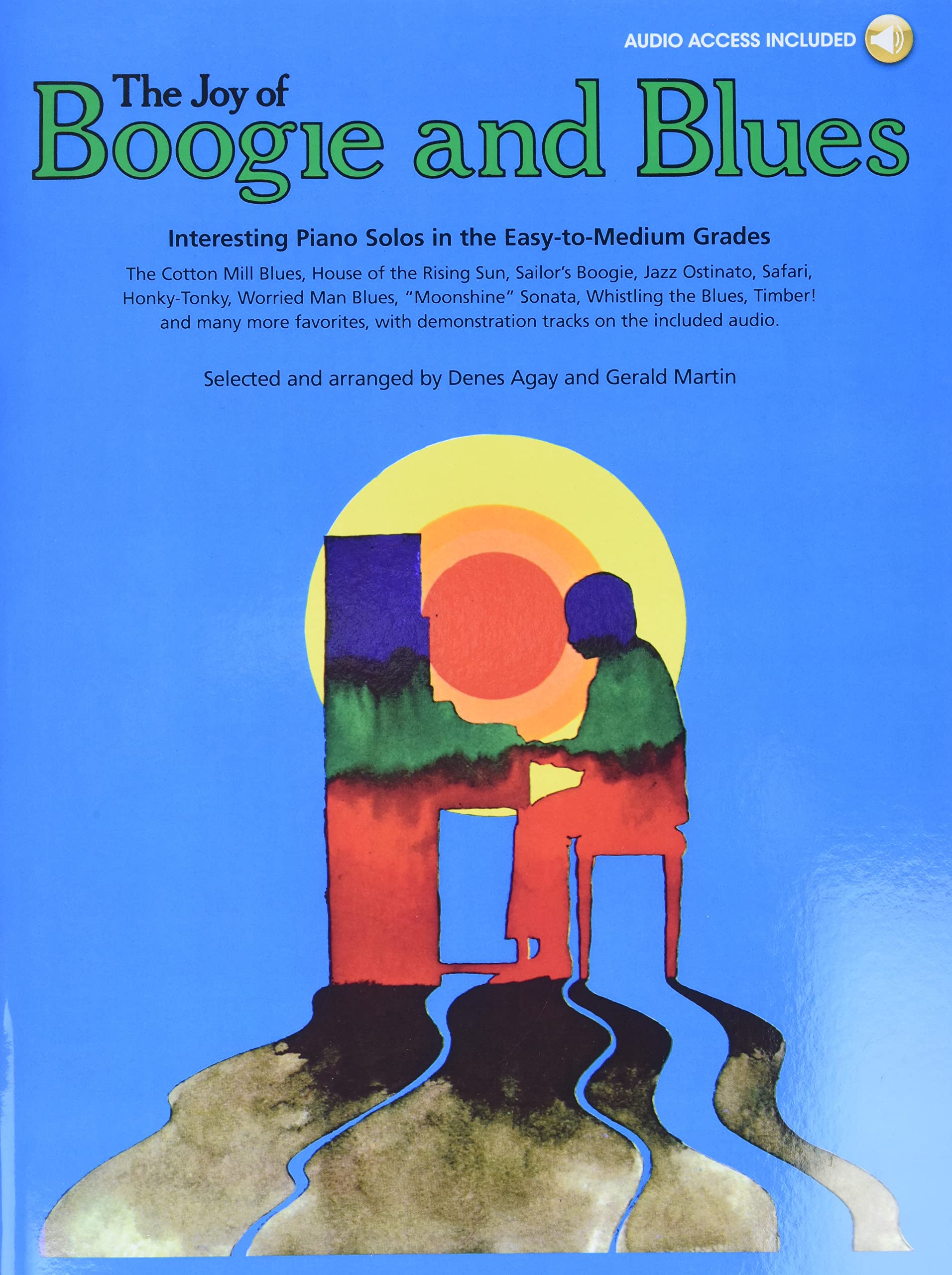 Boogie and Blues Book with Online Audio - Learn Piano & Guitar Techniques for Beginners & Advanced Musicians | Perfect for Home Practice, Music Lessons & Live Performances