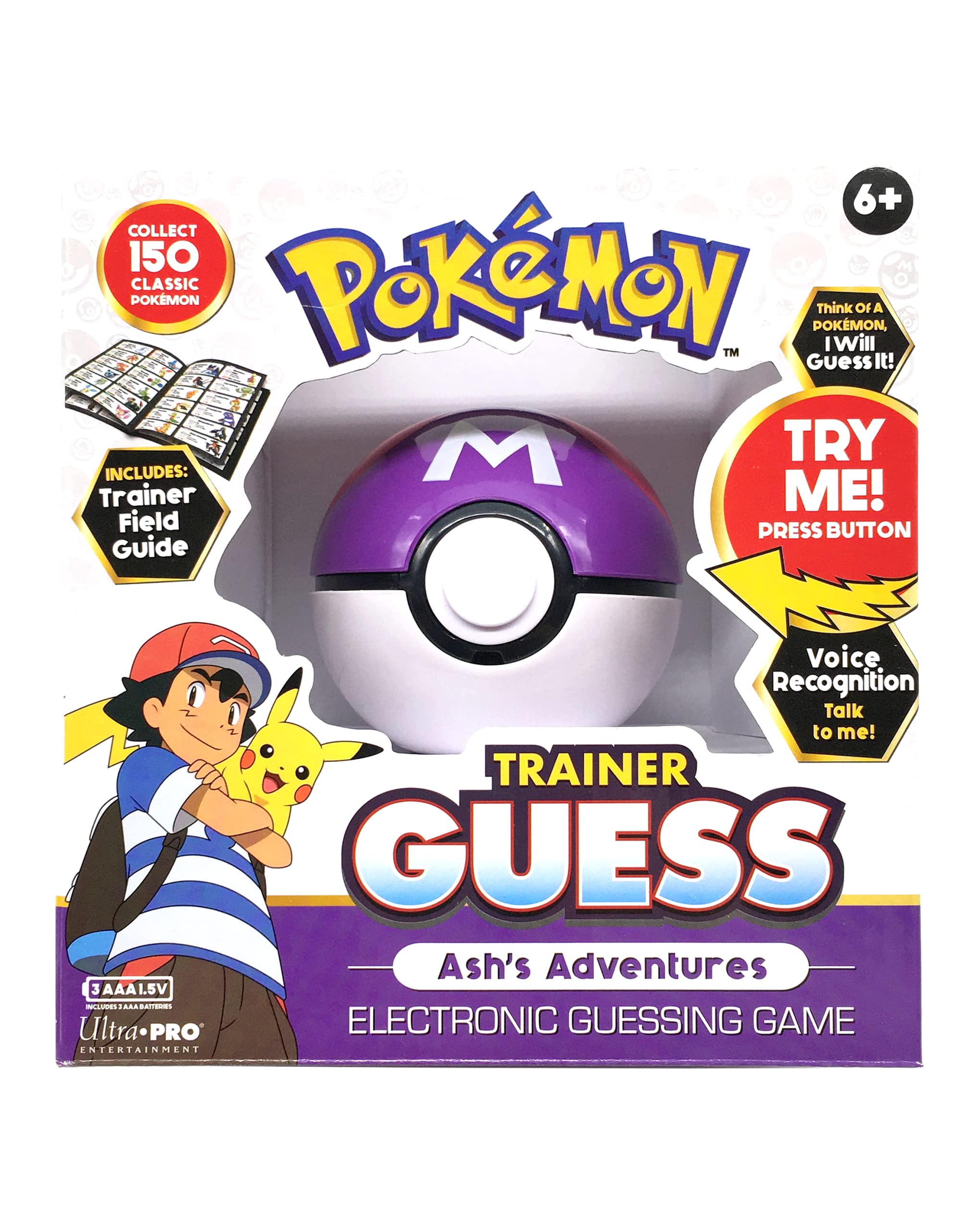 Pokemon Trainer Guessing Game - Ash's Adventures Toy for Kids & Travel Fun