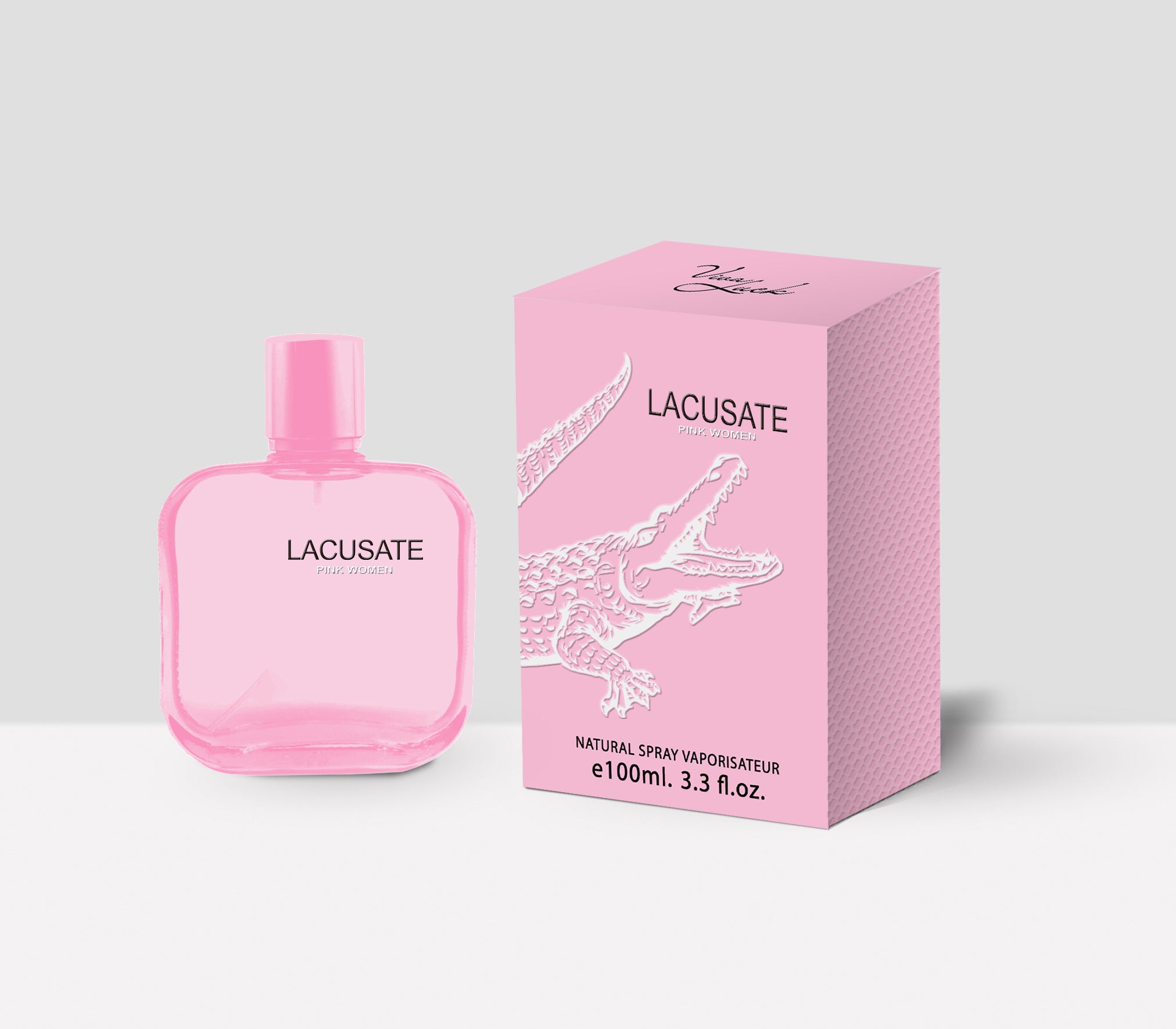 Lacusate Pink Eau de Parfum 100ml for Women - Floral Fruity Long Lasting Fragrance - Perfect for Date Night & Special Occasions