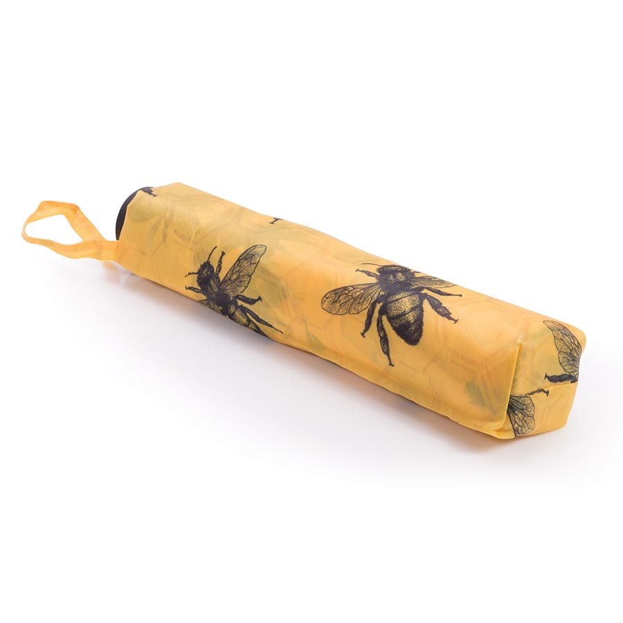 IS Gift Foldable Umbrellas with Bees Print - Compact Travel Umbrella for Women & Men - Perfect for Rainy Days, Commuting, and Outdoor Activities