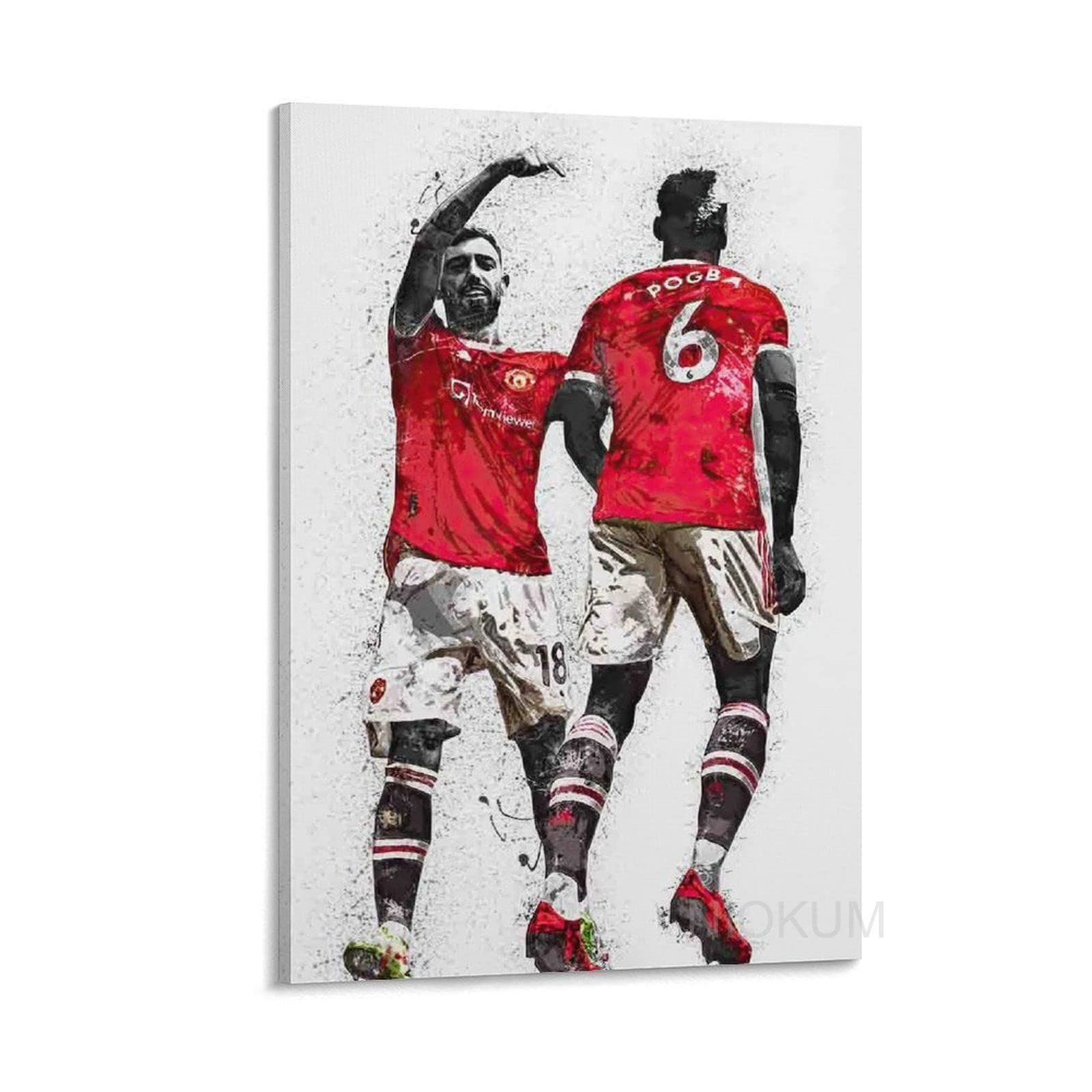 Paul Pogba Motivational Football Poster - 16x24 Inch (40x60cm) Framed Wall Art for Home Decor, Sports Room & Office Inspiration - Perfect Gift for Soccer Fans & Players