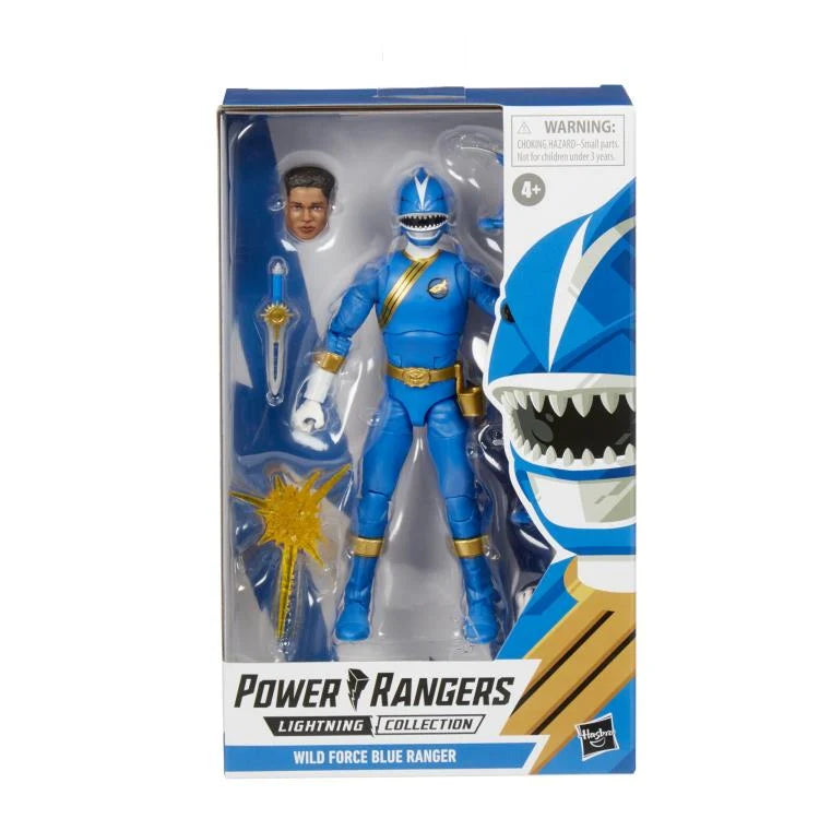 Power Rangers Wild Force Lightning Collection Blue Ranger Action Figure - Collectible Toy for Kids & Fans - Perfect for Display, Play, and Cosplay