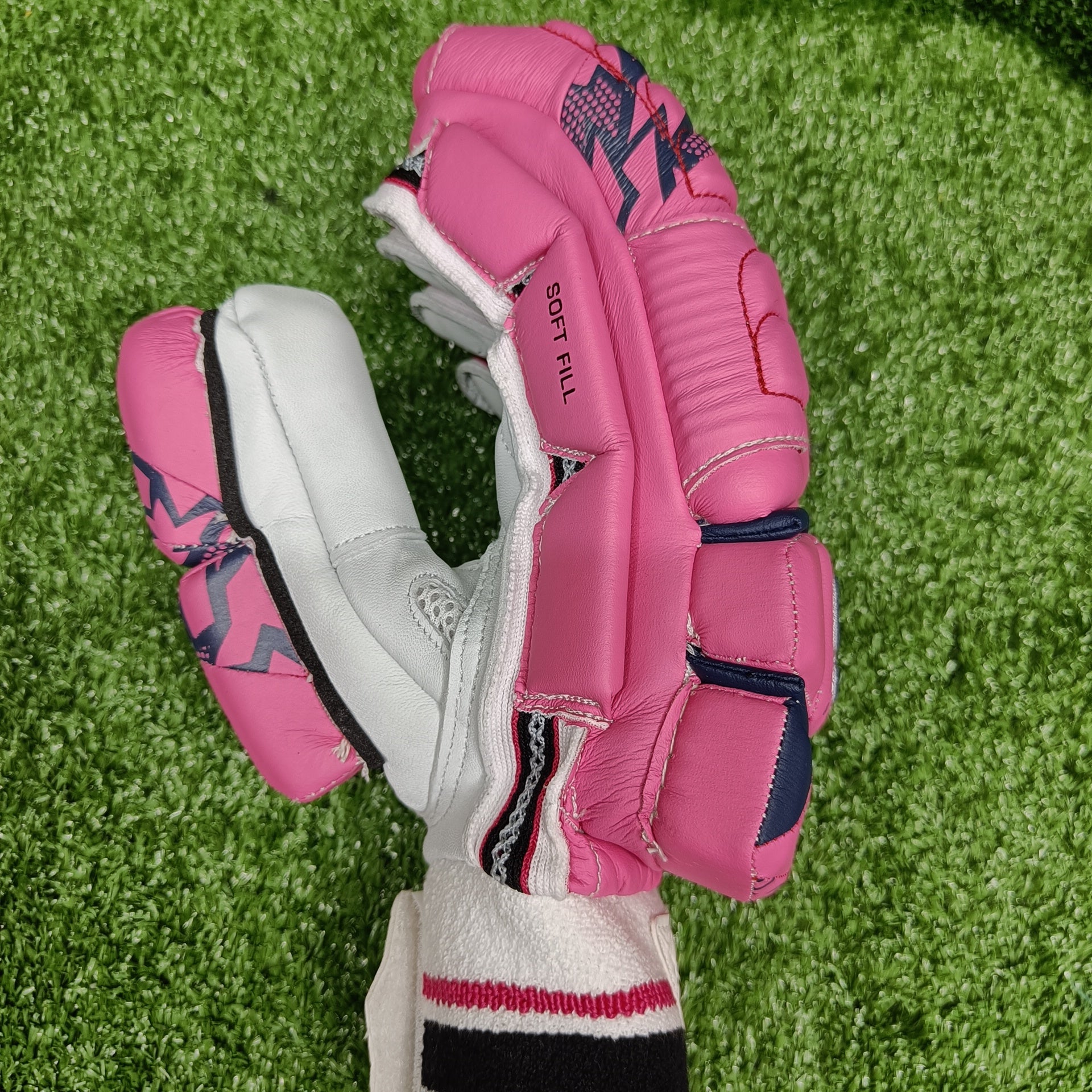 Premium SS Super Test Rajasthan Royals IPL Cricket Batting Gloves - Professional Quality for Cricket Players - Perfect for Matches, Training & Practice Sessions