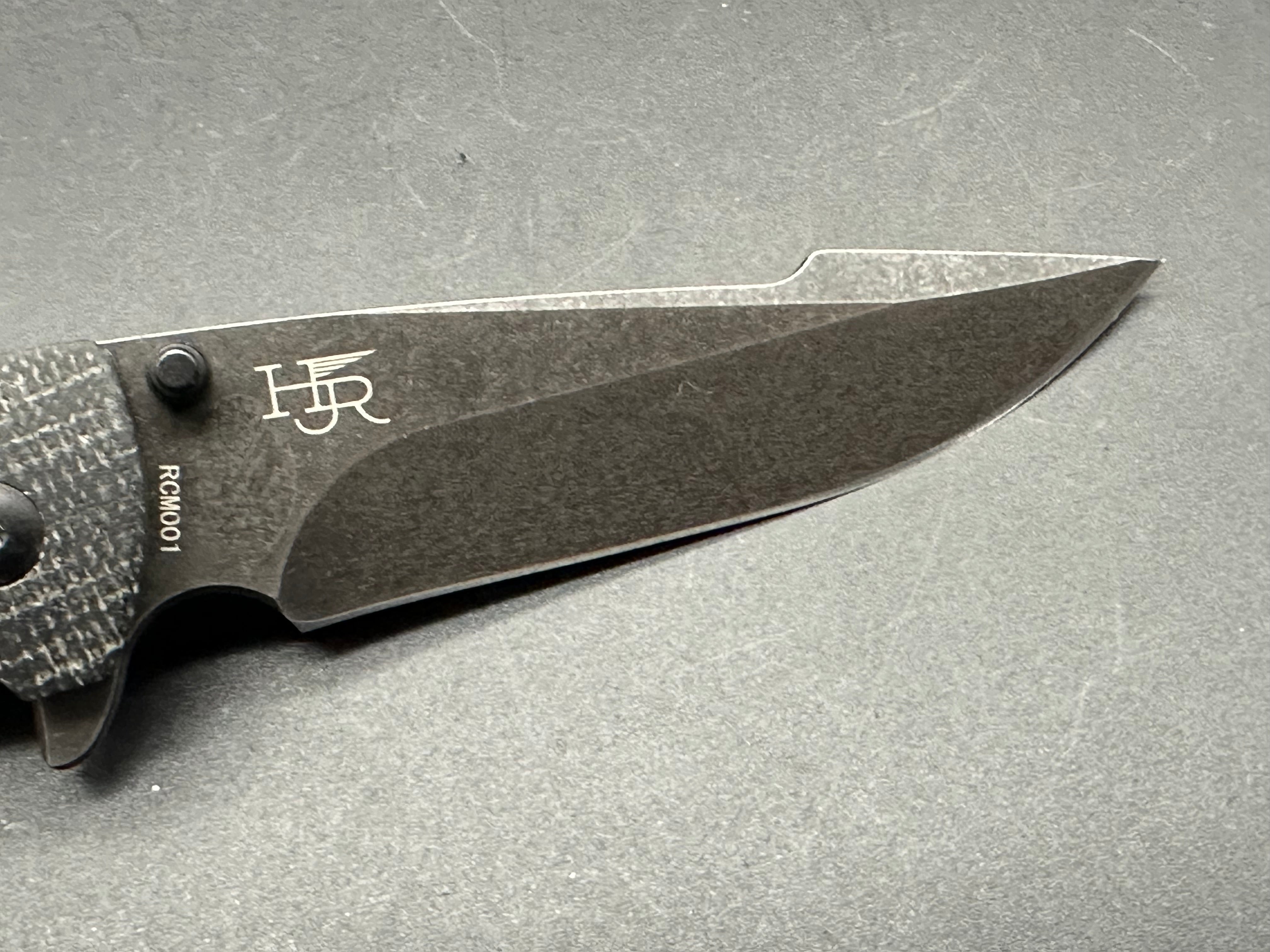 Rosecraft Mohok Folding Knife with D2 Steel Blade & Micarta Handle - Perfect for Camping, Hiking, and Outdoor Adventures