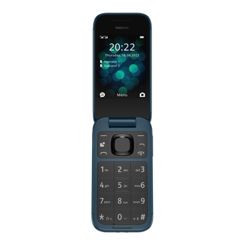 Nokia 2660 Flip Phone TA-1469 Dual SIM - Retro Mobile Phone for Seniors & Emergency Use | Classic Design with Big Buttons & Long Battery Life | Perfect for Travel, Outdoor Activities & Backup Device