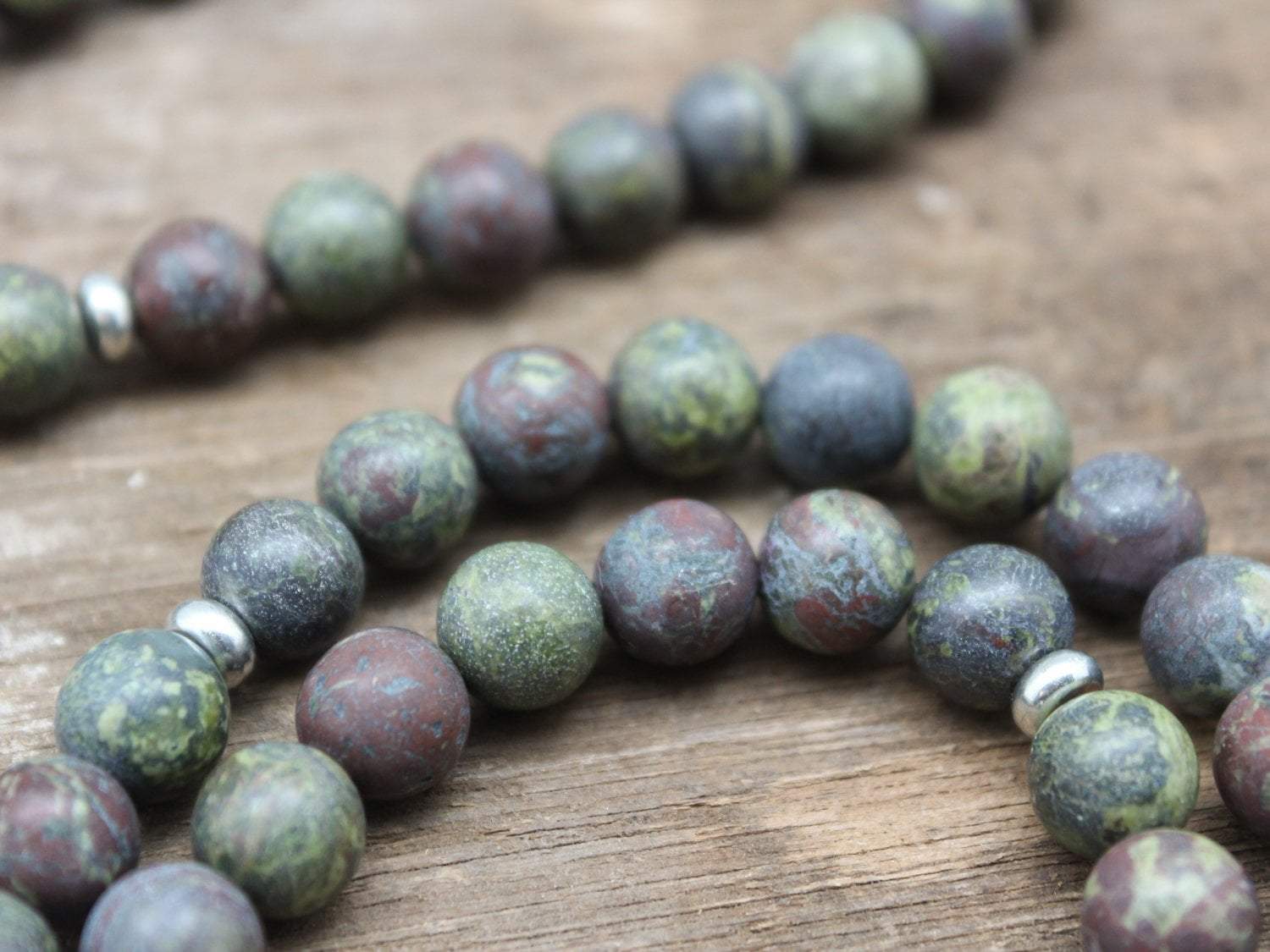 Grounding Life Force Mala Beads - Authentic Healing Gemstone Necklace for Meditation, Yoga & Spiritual Balance | Perfect for Mindfulness Practice, Energy Cleansing & Chakra Alignment