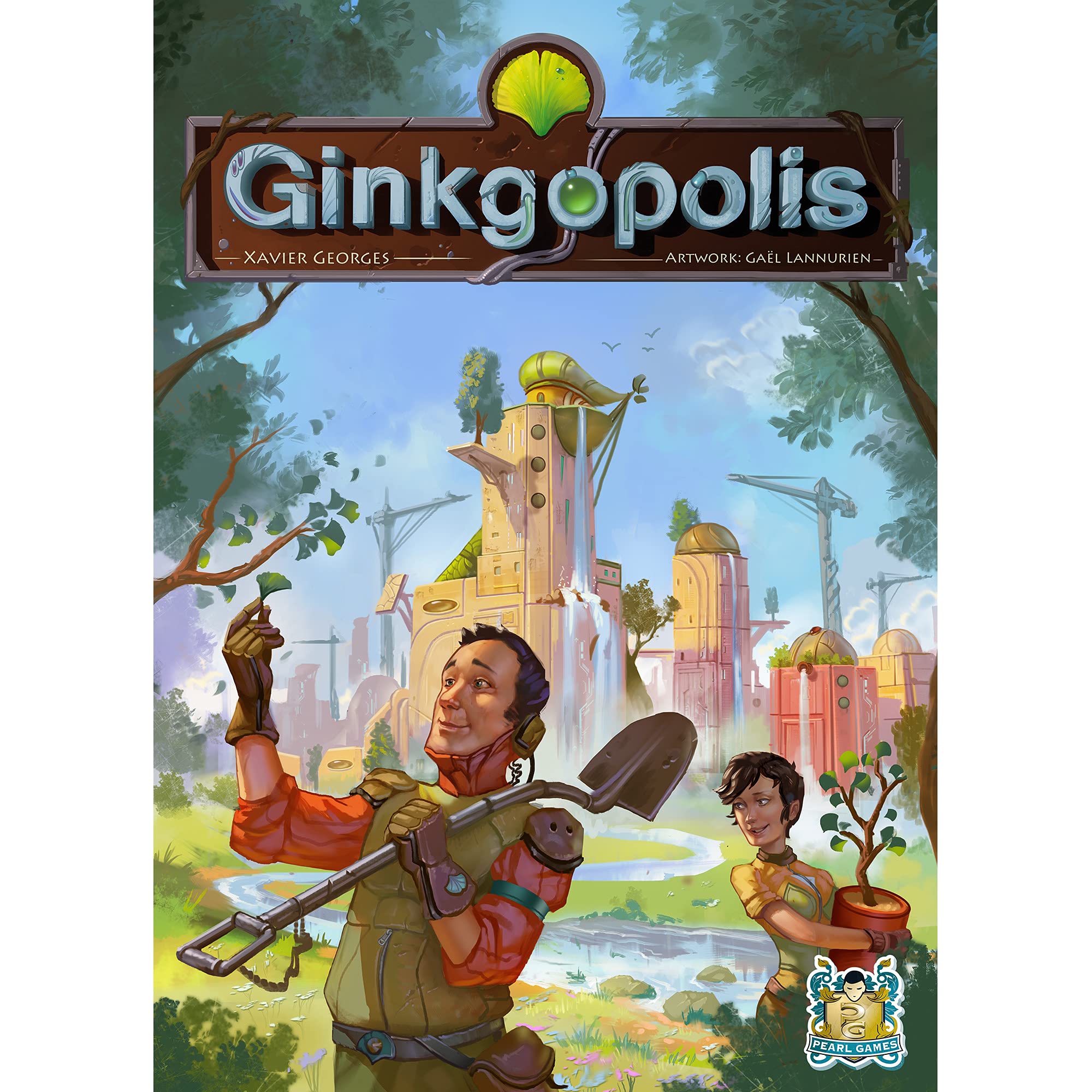 Ginkgopolis Board Game by Pearl Games | Strategic Worker Placement Game for Adults & Kids Ages 10+ | Competitive 1-5 Player Tabletop Game | 45 Min Playtime | Perfect for Family Game Nights & Strategy Enthusiasts