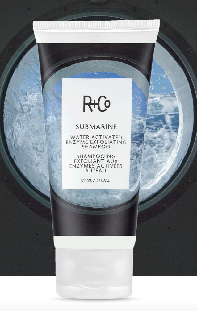 R+Co Submarine Water-Soluble Shampoo & Conditioner for Soft, Hydrated Hair - Perfect for Dry, Damaged Hair & Color-Treated Locks at Home or Salon Use