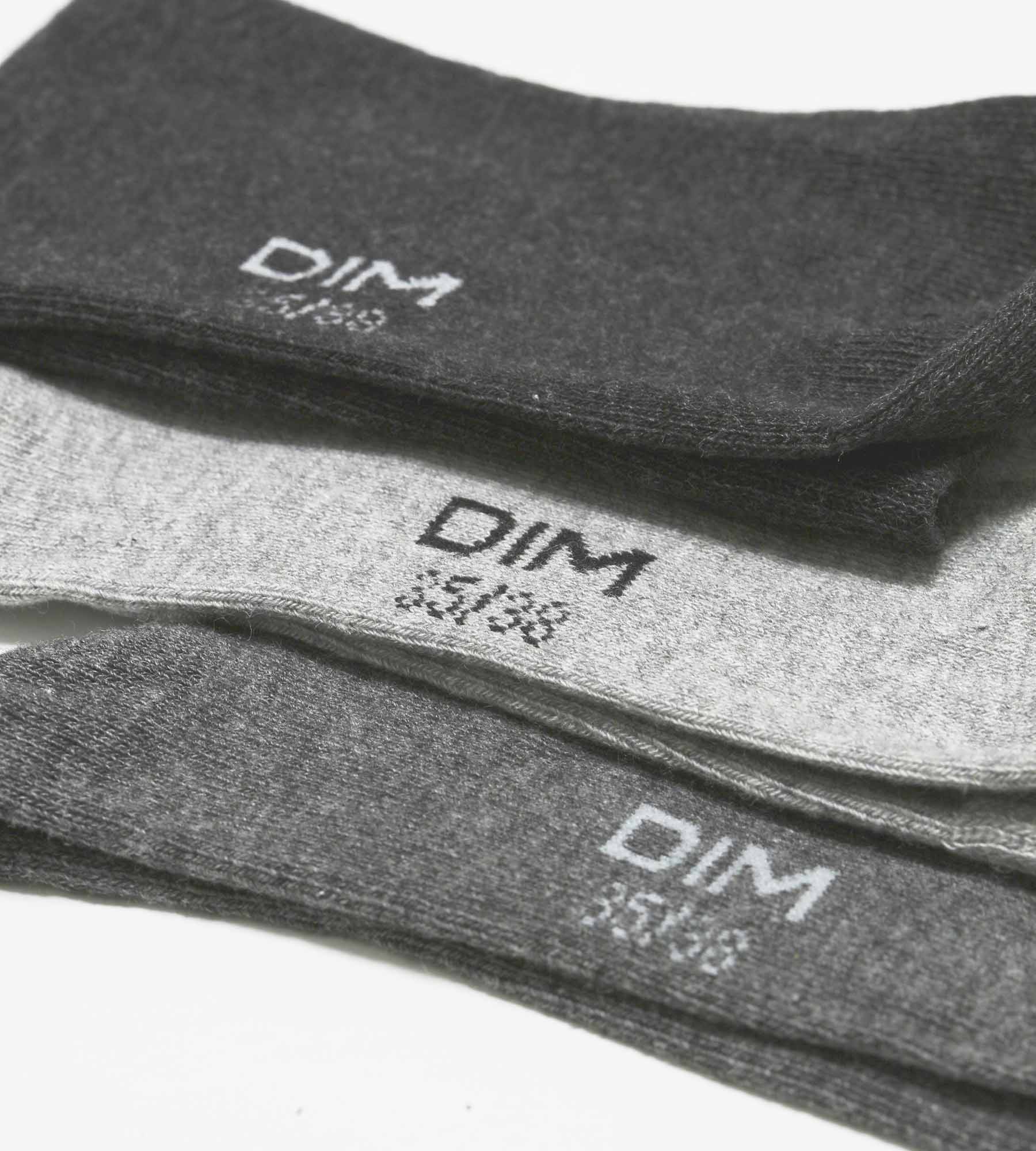 3 Pairs Women's Light Gray Cotton Socks - Soft Breathable Everyday Ankle Socks for Work, Gym & Casual Wear