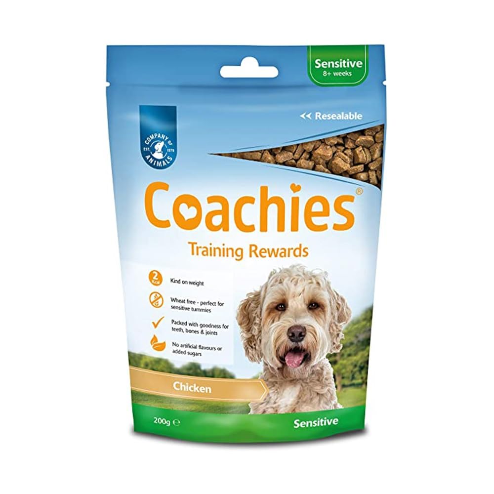 Coachies Naturals Chicken Dog Treats 200g - Healthy & Natural Snacks for Training & Rewarding Your Pet