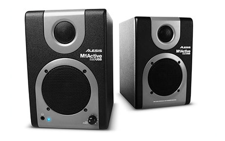 Alesis M1Active 320 USB Studio Monitor Speakers - Professional Audio Reference Monitors for Music Production, Recording, and Mixing | Perfect for Home Studios, Podcasting, and DJ Setups