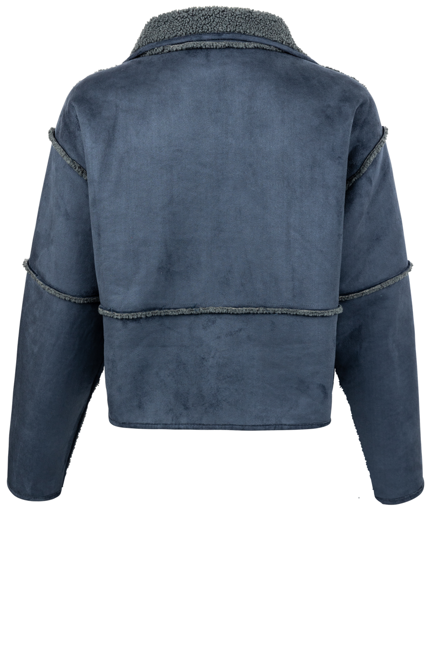 Dylan Reversible Crop Jacket for Women - Lightweight Fashion Outerwear for Spring & Fall - Perfect for Casual Outings, Date Nights & Travel